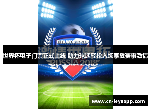世界杯电子门票正式上线 助力球迷轻松入场享受赛事激情